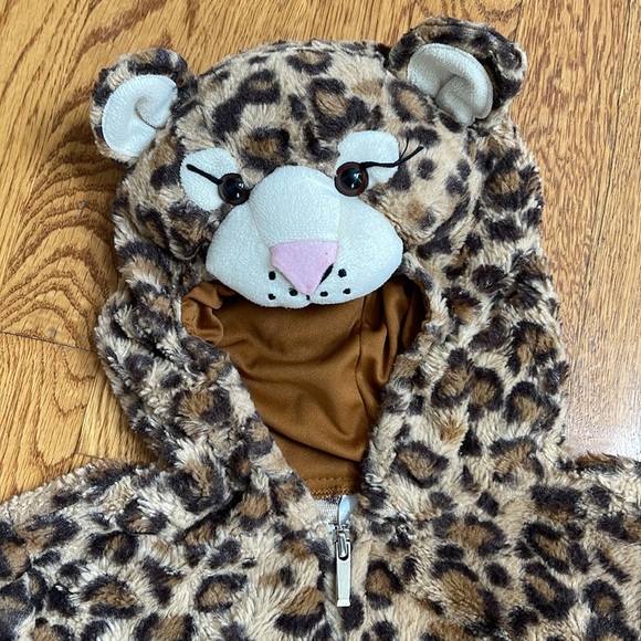 Just Pretend Kids faux fur lightweight hooded jacket - Picture 2 of 6